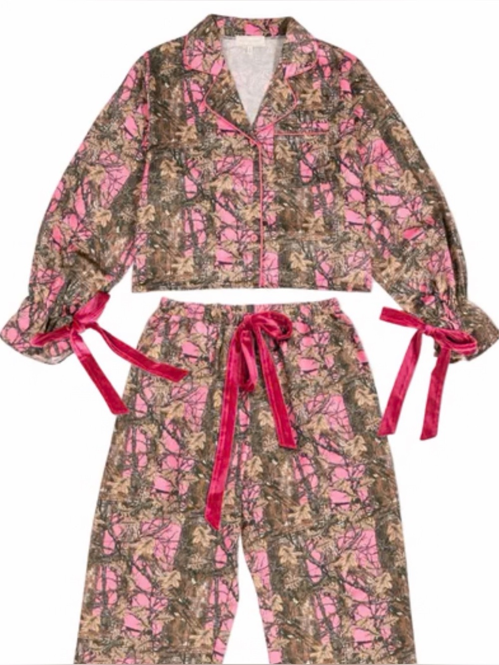 Simply Southern NWT Camo Long sleeve / pant night set L